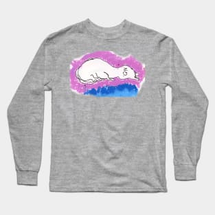 Cat Says No Long Sleeve T-Shirt